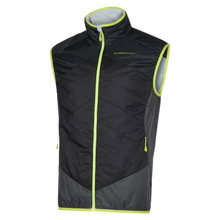 La Sportiva Kamizelka Wędrowna Seeker Primaloft (Izolacja PrimaLoft Active Silver Eco) czarna/limonkowa męska